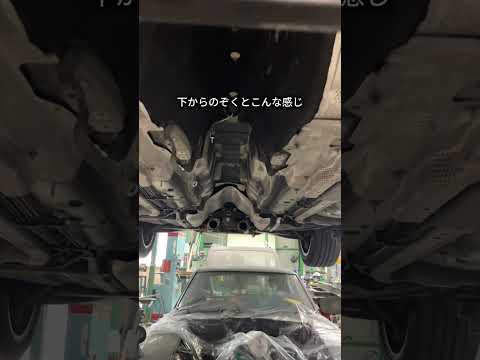 Under the LS460 After Engine Removal